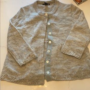 Lucky light blue ribbon cardigan